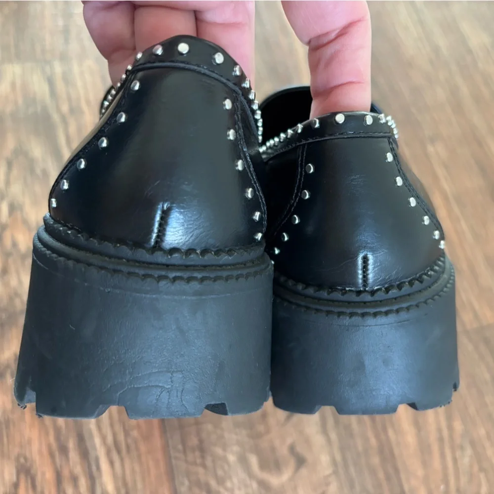 DV Dolce Vita Women's Landun Lug Sole Platform Loafers - Picture 8 of 14